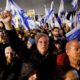 Thousands of Israelis take to the streets against Netanyahu