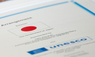 UNESCO support from Japan to Ukraine