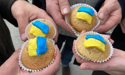 Ukrainians in the Netherlands commemorate one year of warfare