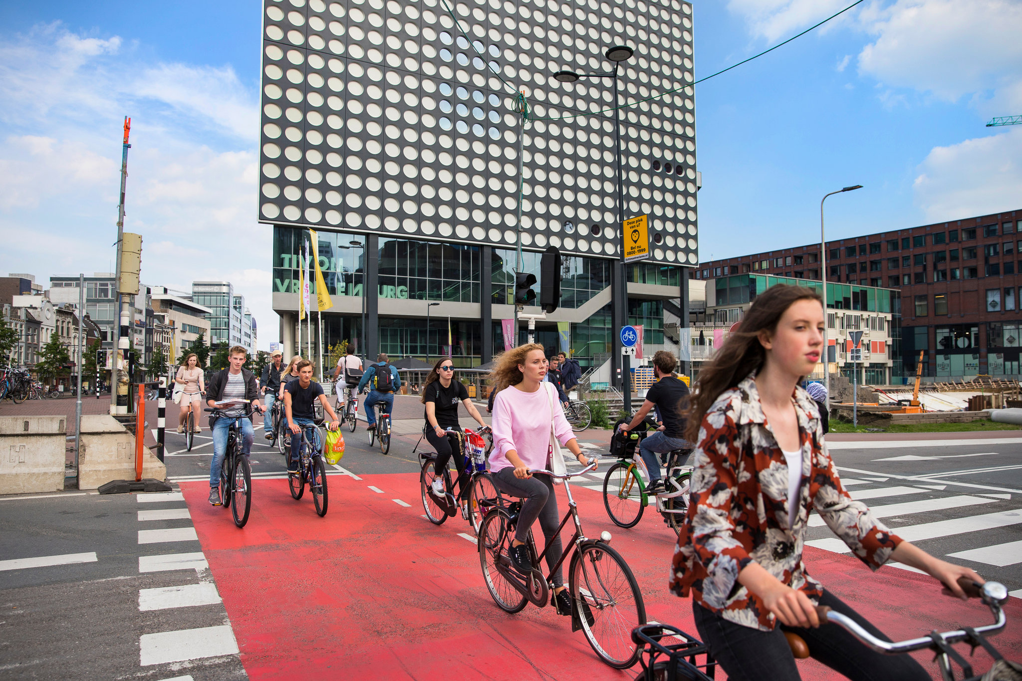 Cycling to work increased by 17 in the Netherlands