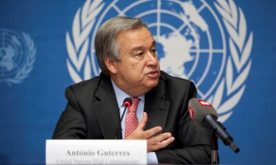 Guterres Lets destroy the guns before they destroy us
