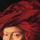 Portrait of a Man Self portrait question mark Jan van Eyck