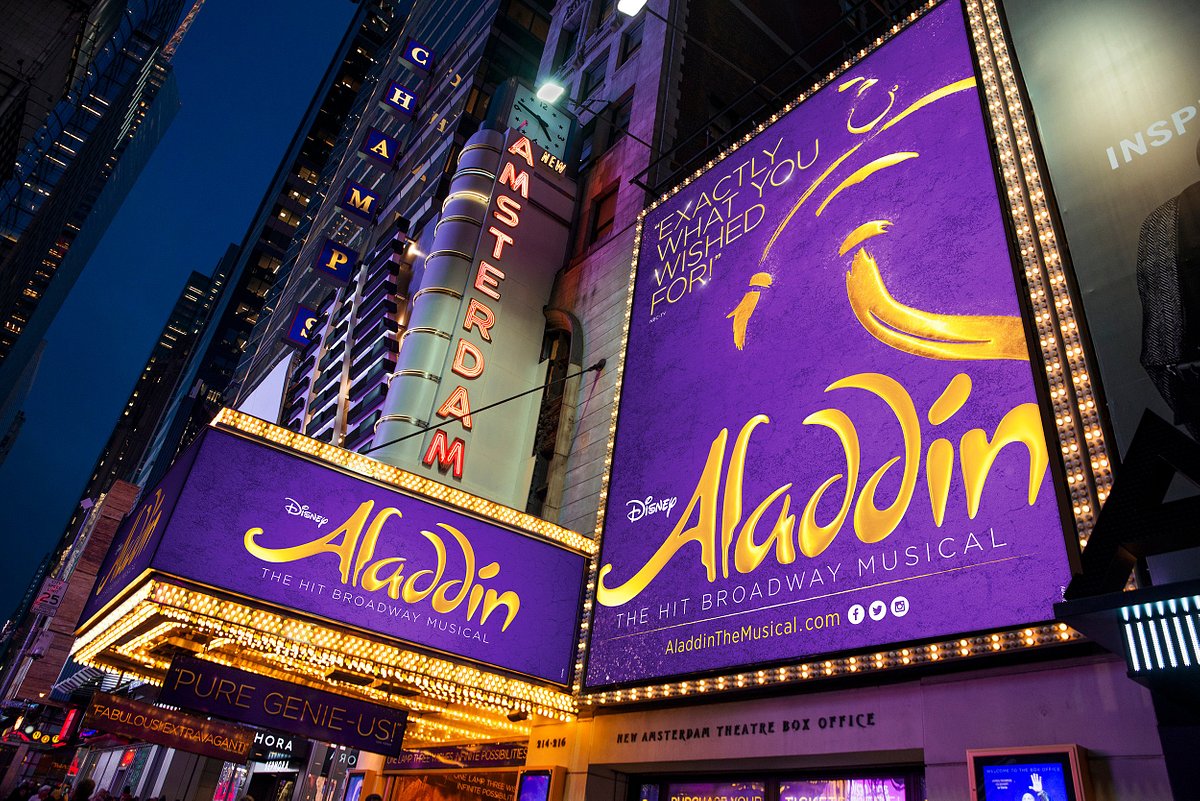 The Home Of Aladdin New Amsterdam Theatre