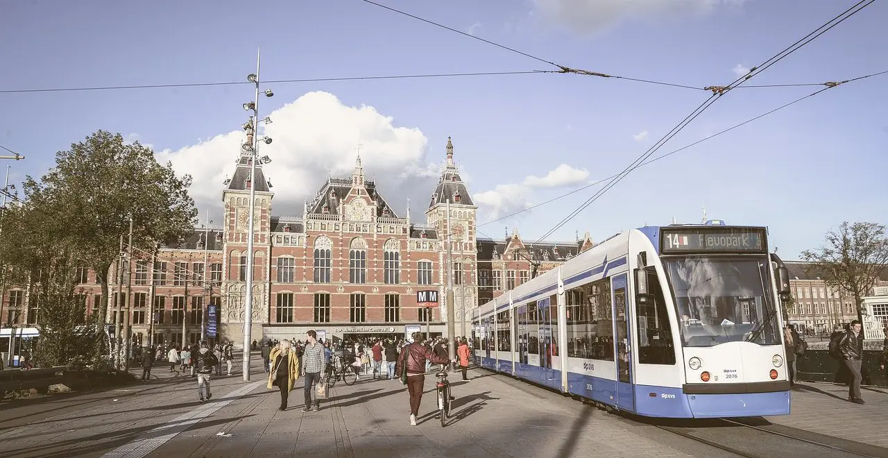 Amsterdam is among the top 10 cities in the world for public transport services