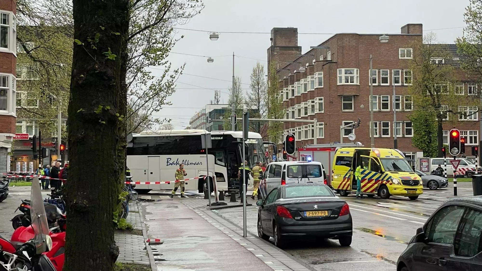 Cyclist seriously injured after colliding with bus in Amsterdam