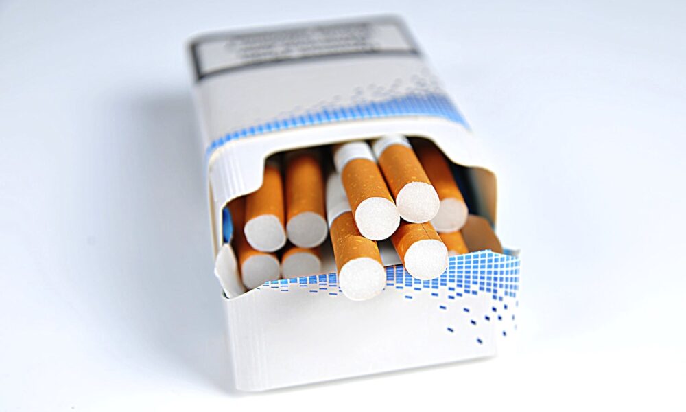 The price of a pack of cigarettes in the Netherlands was about 9 euros ...