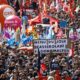 May 1 in France started with pension reform protest