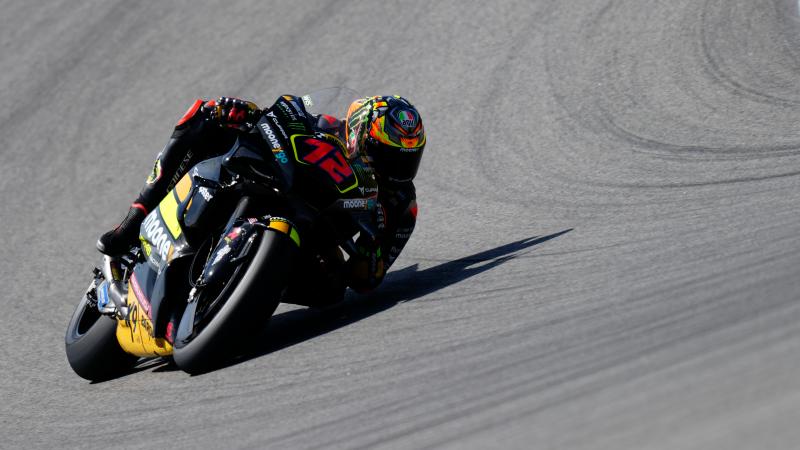 Marco Bezzecchi takes first place in the sprint race of the Dutch stage of MotoGP