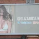 Eliza Rose Watson in England billboard